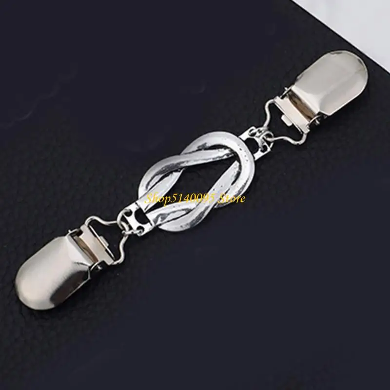 dxae 3lotsdressシャツブローチクリップマントクリップスカーフクリップユニセックスカラフルなセータークリップ