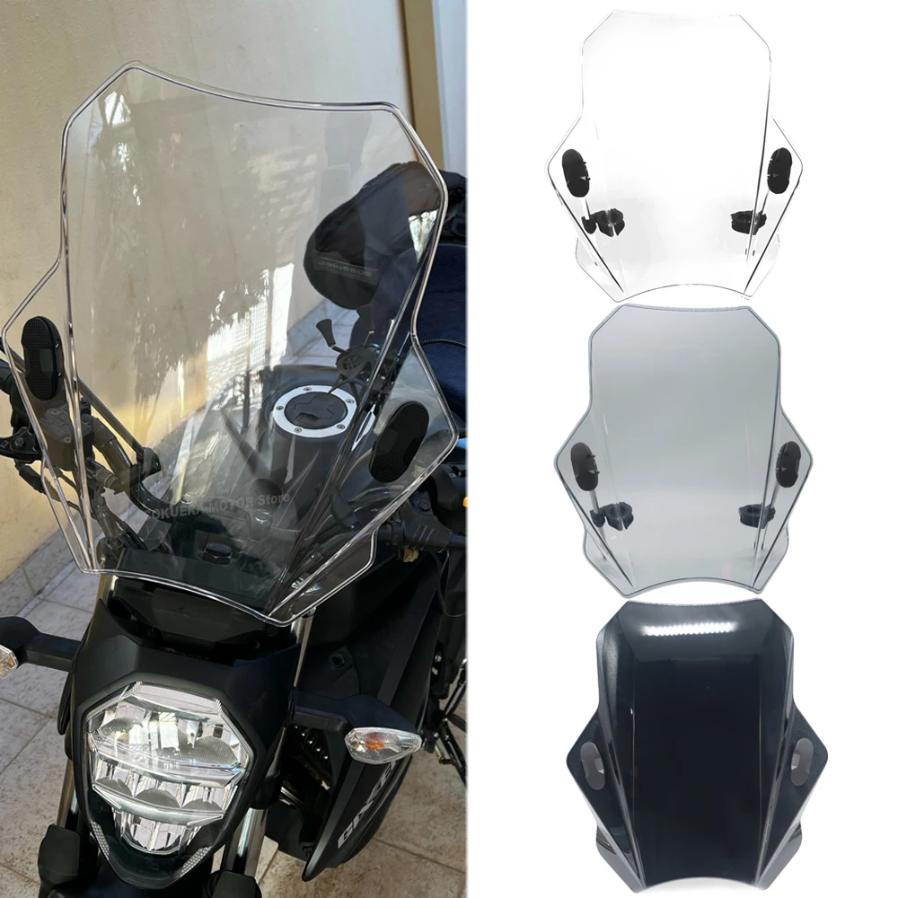 Universal Motorcycle Windscreen Windshield Covers Screen Smoke Lens Motorbikes Deflector For BMW R1200RS 2015