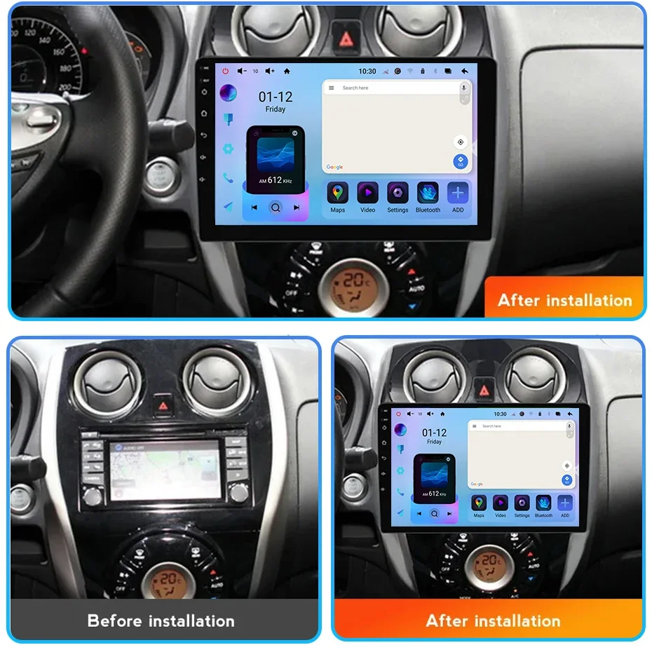 

2din DVD 10" Car Stereo Radio For Nissan Note 2 E12 2012 - 2021 Android 15 Carplay Multimidia Video Player Navigation Head Unit