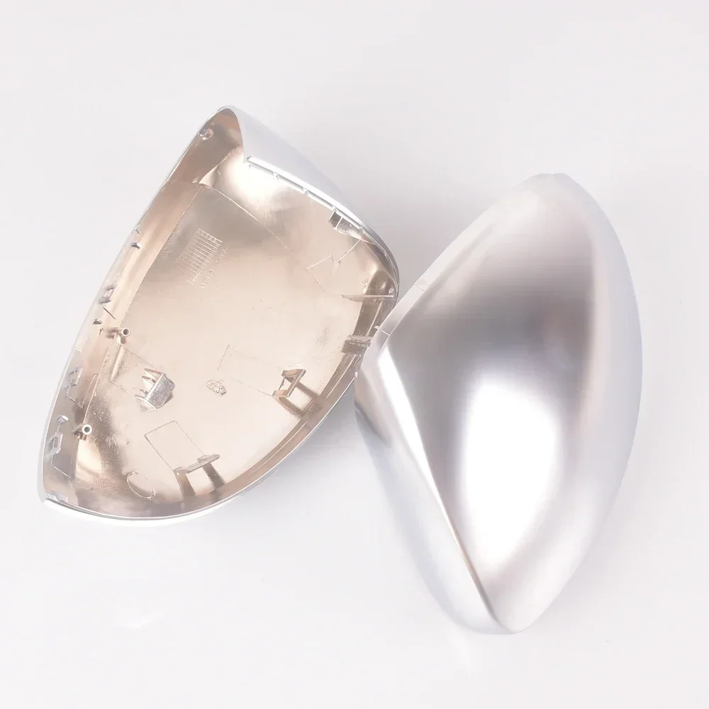 

2Pcs Replacement Matt Chrome Silver For VW Tiguan 2009 - 2016 Rearview Side Wing Mirror Caps Cover