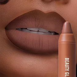 BEAUTY GLAZED Matte Pearl Lipstick Pens: Long-Lasting, Waterproof, And Non-Stick for All Skin Types - 12 Colors