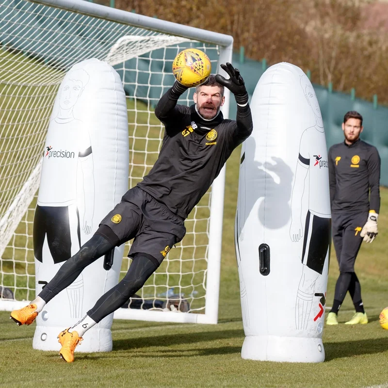 1.75m PVC製インフレータブルサッカートレーニングマネキン/フットボールスポーツキーパーダミー（トレーニング機器用）