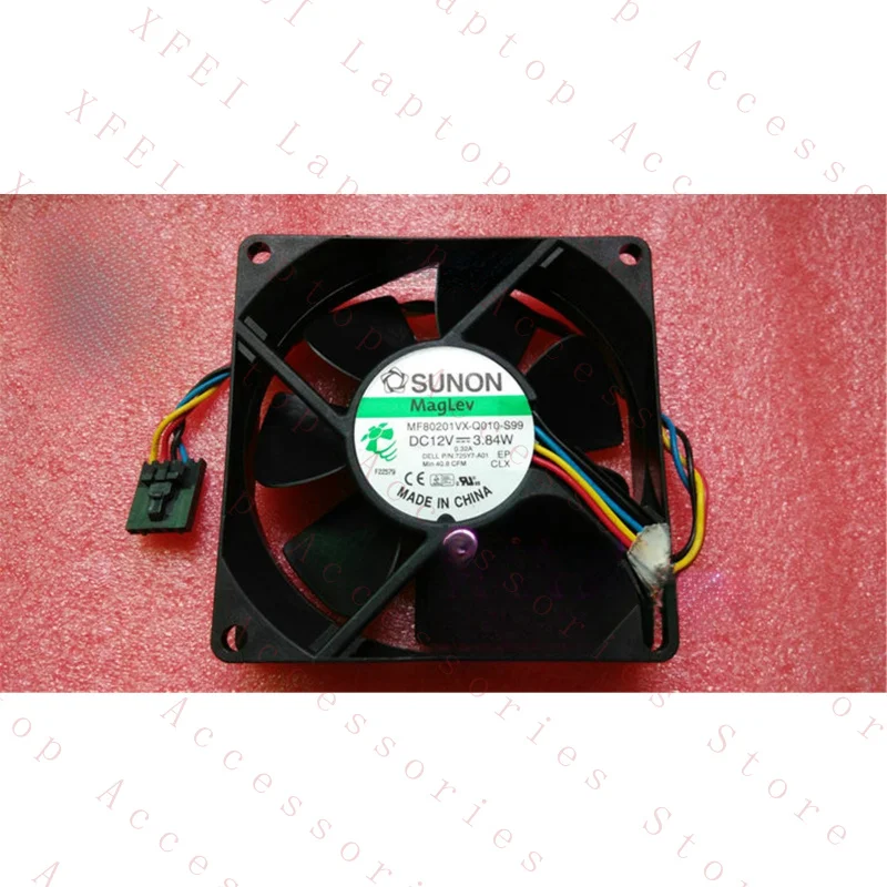

C MF80201VX-Q010-S99 Fan 12V 3.84W 80*80*20mm 4wire 5pin *nl
