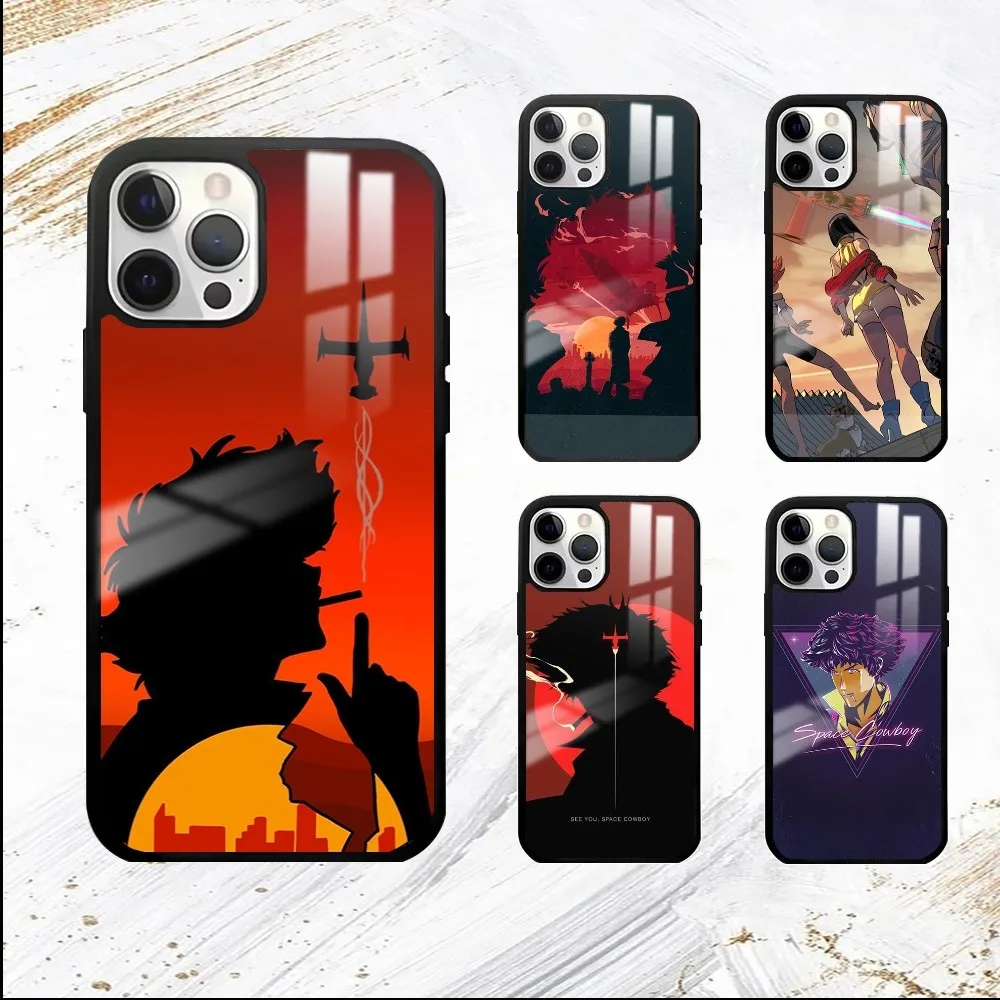 C-CowboyS B-BebopS Magnetic Phone Case For iPhone 16 15 14 13 12 11 Pro Max Plus Mini PC Mirror Fashion  phone case