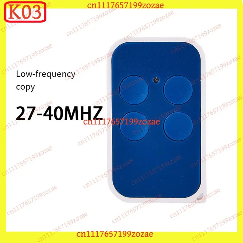 KJ02 Low‑Frequency Garage Door Clone Fob 27Mhz‑40Mhz Replacement Remote Control Replacement Parts