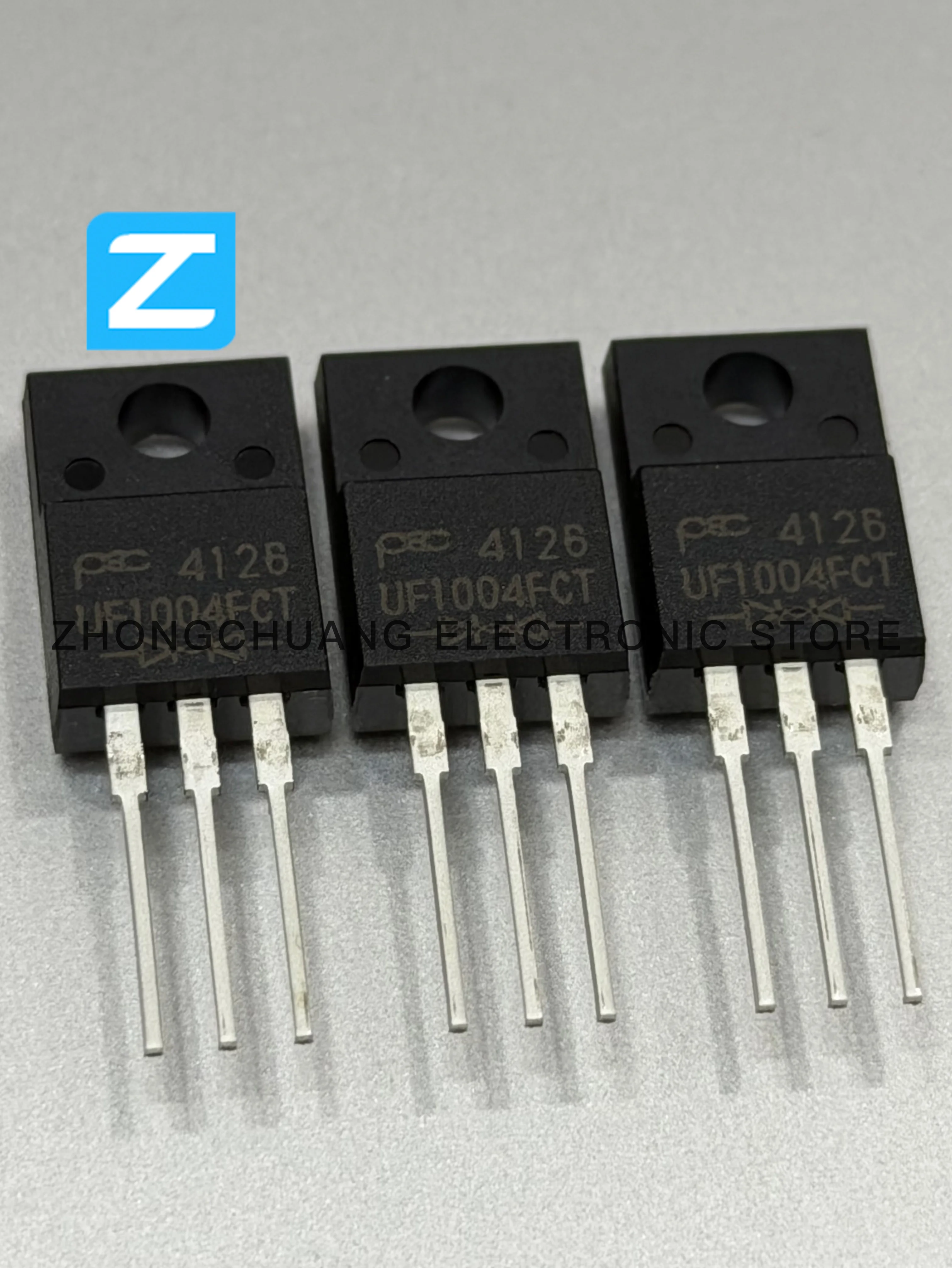 1-10PCS UF1004FCT TO-220F 400V 10A Ultra Fast Recovery Rectifier new original