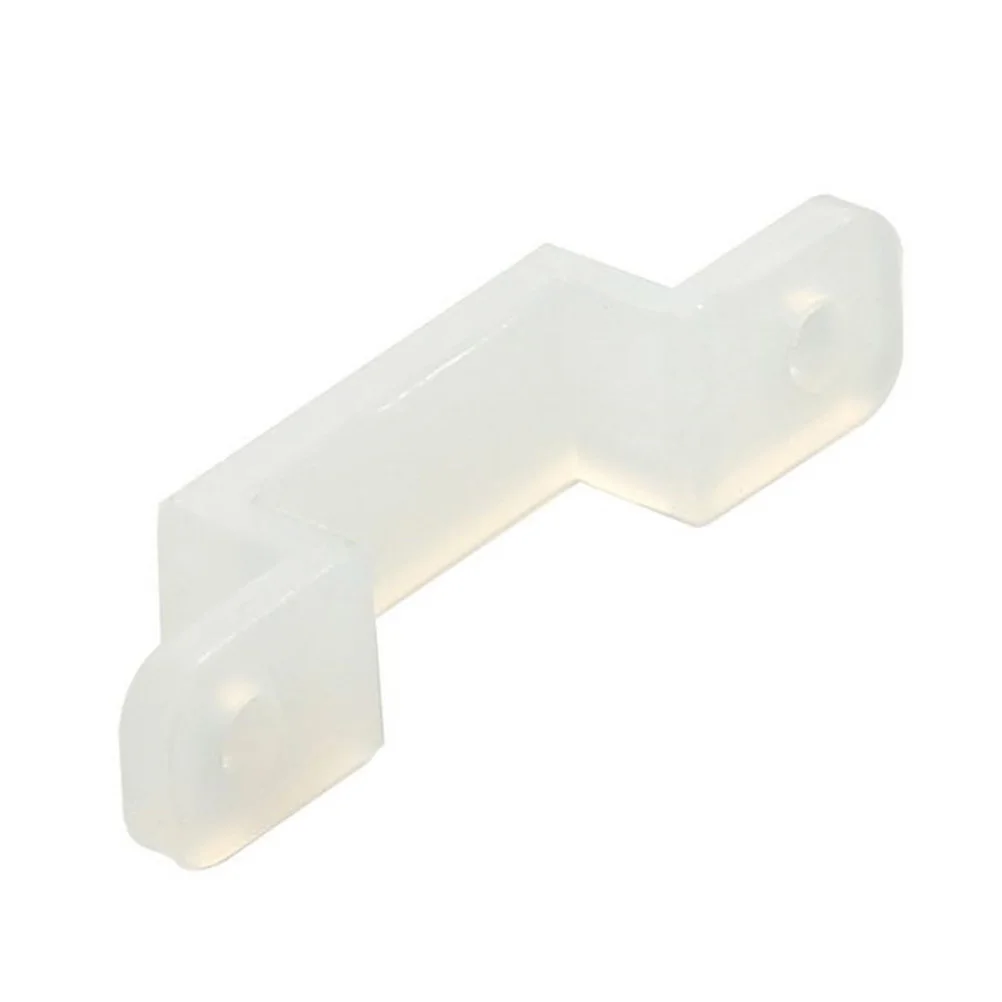 50Pcs Silicone LED Strip Light Fixing Clips Mounting Brackets Compact Bar Light Clips Heat Resistant for 10Mm Strip