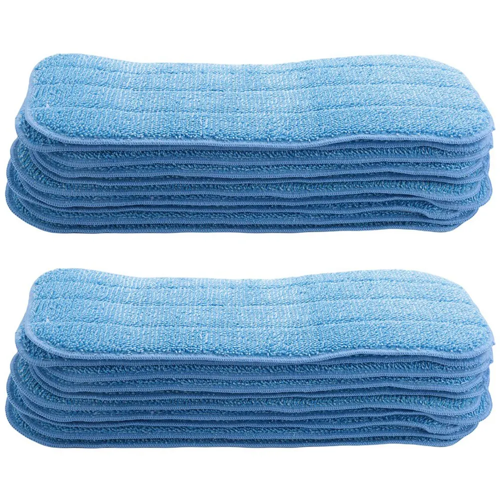 Y51A-20 Pack Microfiber Spray Mop Replacement Heads For Wet/Dry Mop Floor Cleaning Pads Compatible For Bona Floor Care System