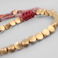 Handmade Tibetan Buddhist Bracelets On Hand Braided Copper Beads Lucky Rope Bracelet & Bangles For Women Men Dropshiping - Image 6