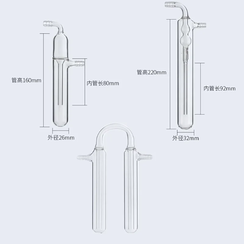 

Straight spherical anti-backdraft bubbler Straight oil bubbler Straight spherical cold trap Glass cold hydrazine