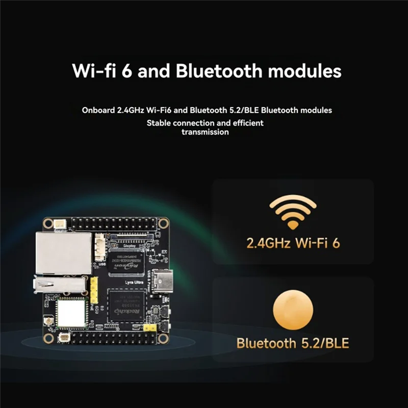 

Y22A-для Luckfox Lyra Ultra W RK3506B Linux макетная плата встроенная EMMC-8 ГБ 2,4 ГГц Wi-Fi6/Bluetooth 5,2/BLE