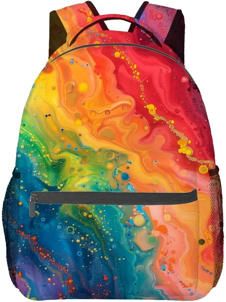 Zaino con tigre ruggente, borsa per laptop in poliestere, zaini per animali della giungla feroce, zaino con stampa di volti di fauna selvatica, regali per zaino