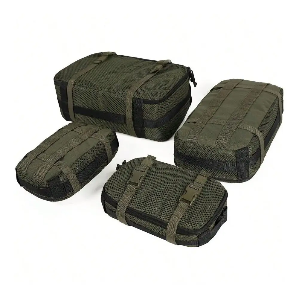 

Set Tactical Packing Cubes Compressible Mesh Duffle Storage Bag, Portable Edc Molle Pouch Organizer. A Thoughtful Gift To Spoil