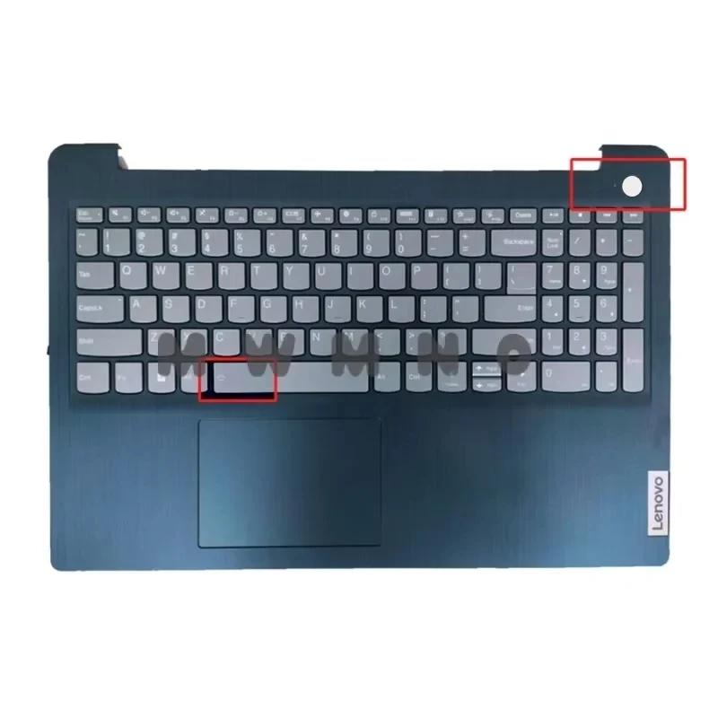 New for Lenovo IdeaPad 3-15alc6 82ku palmrest backlit keyboard Blue