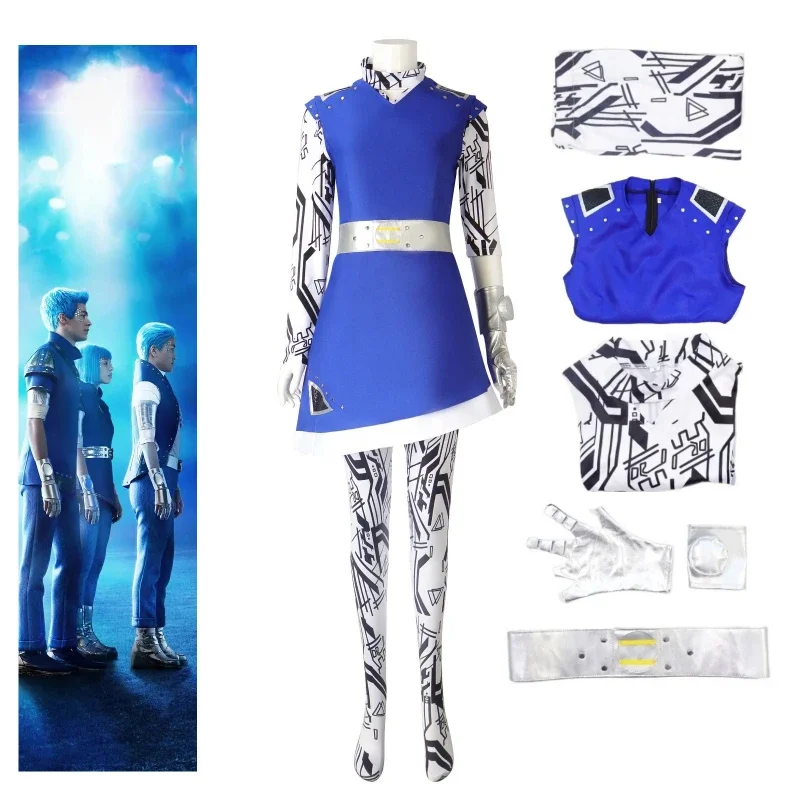 

Movie Anime Zombie 3 Zombie High School Cosplay Halloween Performance Stage Justice Performance Costumes Halloween suit