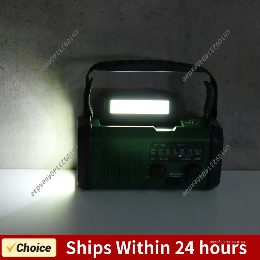 

Светодиодный солнечный радиоприемник-фонарь с функцией чтения, 10000 мАч, аварийное радио с ручным динамо-генератором, зарядка Type-C, солнечная зарядка, аварийное радио с функцией SOS-сигнала