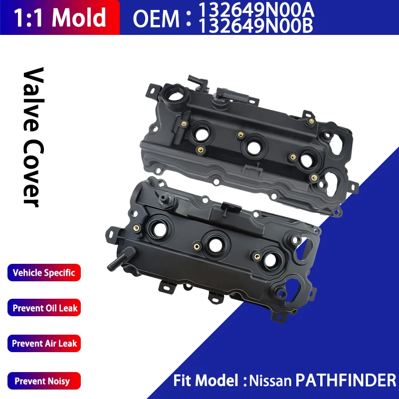 Engine Left and Right Valve Cover 132649N00A 132649N00B and Gasket Fit For INFINITI QX60 NISSAN ALTIMA MAXIMA  MURANO PATHFINDER