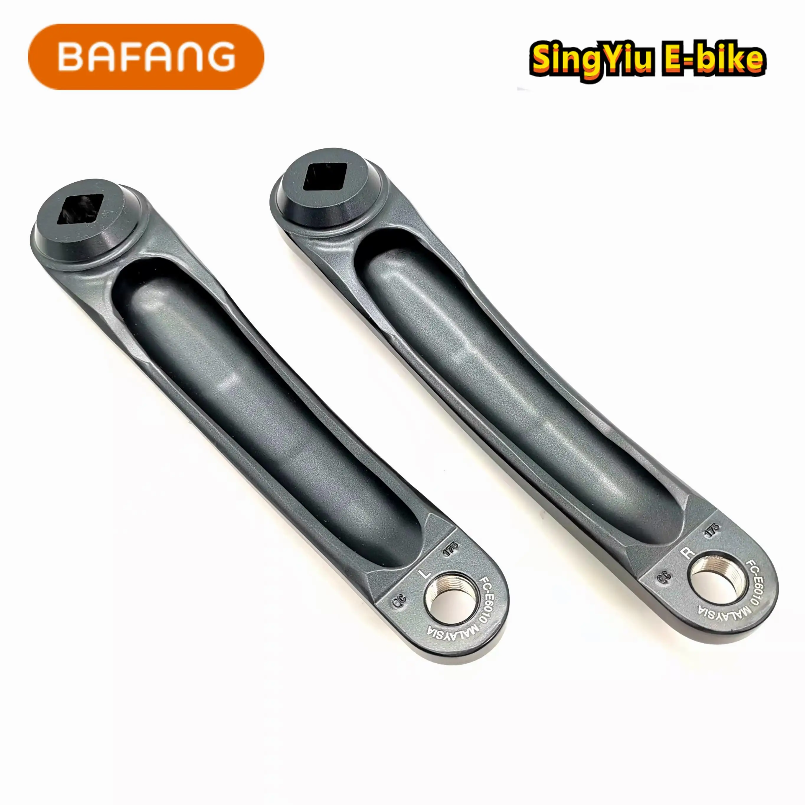 BAFANG TONGSHENG Crank E6000 General Motor Crank In The Aluminum Alloy 170/175mm BBS M400 G330 E6000motor Crank for SHIMANO