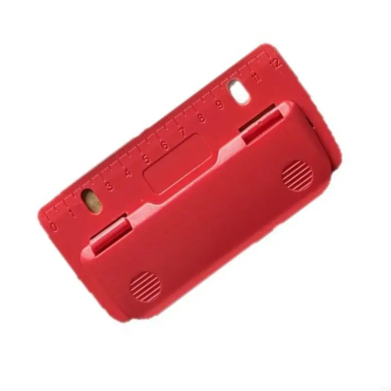 خرامة ورق دائرية 20CB لدفتر قصاصات الكمبيوتر المحمول، سعة 3 أوراق 2 ثقب خرامة ورق محمولة باليد #3