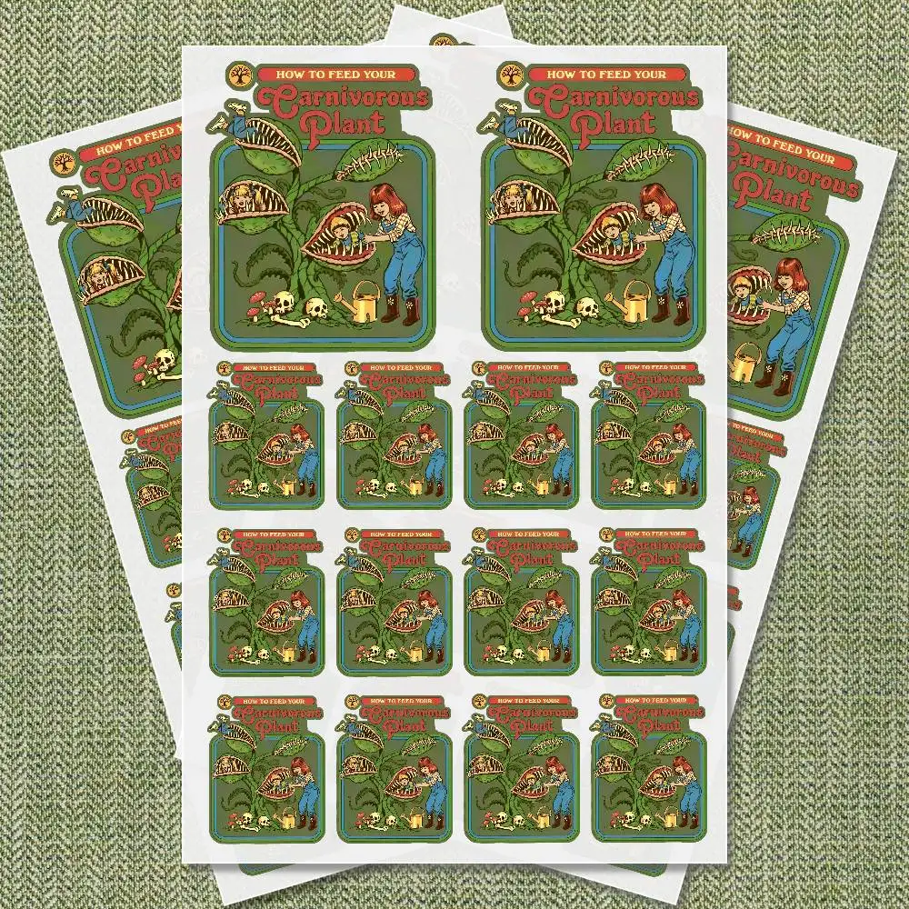 

Карнавальные растения, японская мультяшная наклейка, подходящая для мультяшного тела, светоотражающая наклейка на автомобиль, наклейка на шлем