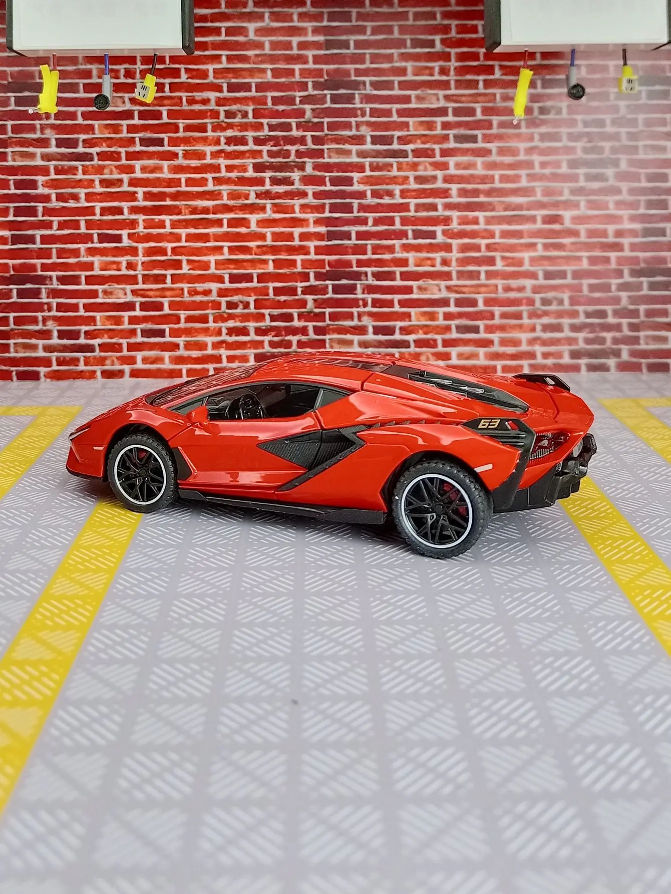 1:32 Lamborghini sian Sportwagen High Simulation Druckguss Metalllegierung Modell Auto Sound Licht zurückziehen Sammlung Kinder