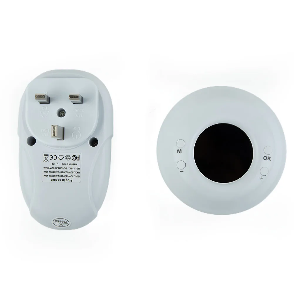 Smart Thermostat Wireless Thermostat Display Clock LCD Backlight No Installation Is Required The Current Temperature