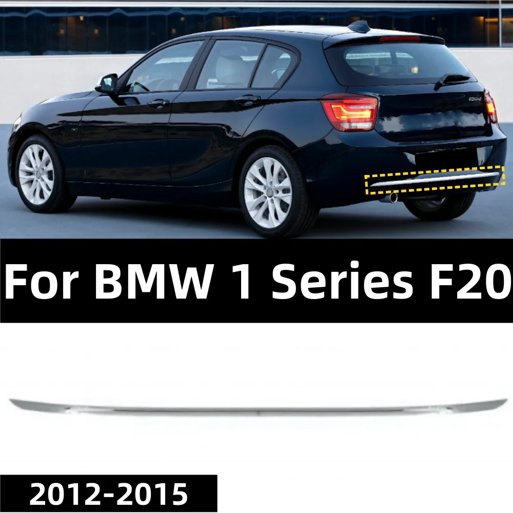 For BMW 1 Series F20 2012-2015 bumper lower decorative bright strip 51127273797