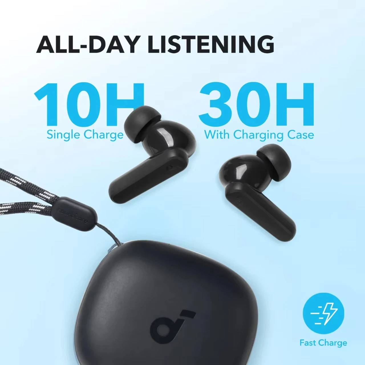 رائجة البيع Soundcore P20i بواسطة Anker True سماعات أذن لاسلكية 10 مللي متر للسائقين ، كبير باس بلوتوث 5.3 30 HPlay Time IPX5 مقاوم للماء
