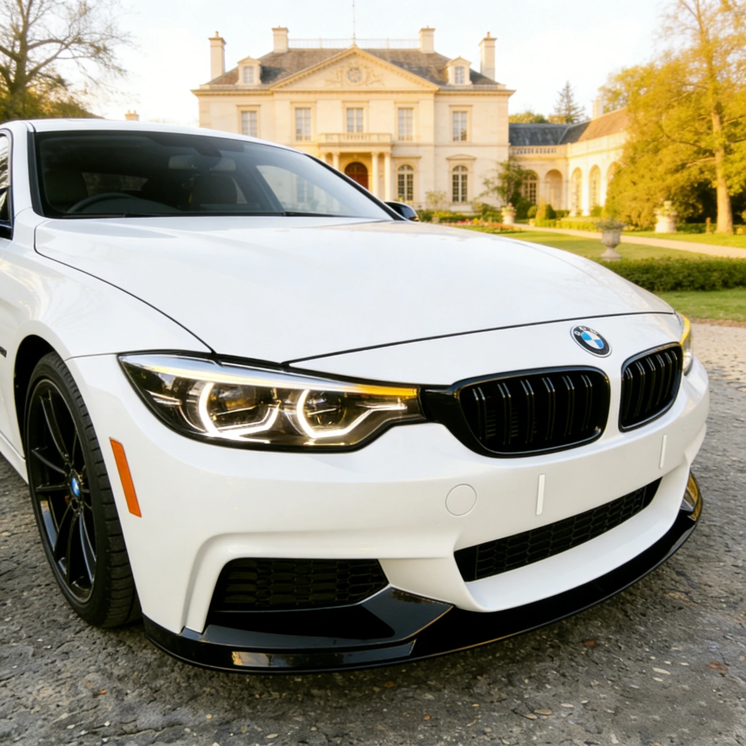 

Комплект из 2 сплиттеров переднего бампера для BMW 4 серии F32 F33 F36 420i 425d 435i M Sport 2013-2017 (до рестайлинга), глянцевый черный, элементы обвеса