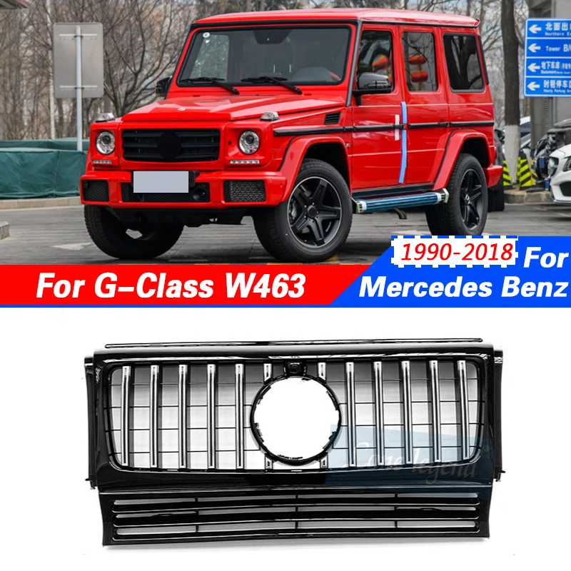 Front Inlet Grille Bumper Grill Tuning Accessories For Mercedes Benz G Class W463 G500 G550 G63 G65 G55 AMG 1990-2018 GT R Style