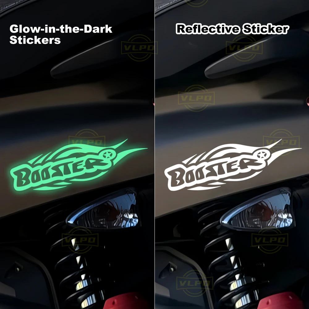 Motorcycle Glow Stickers Waterproof Decal for MBK Booster NG 50cc Rocket Spirit Track Naked Euro 2 Deezer Dark Dog Accessories view 5