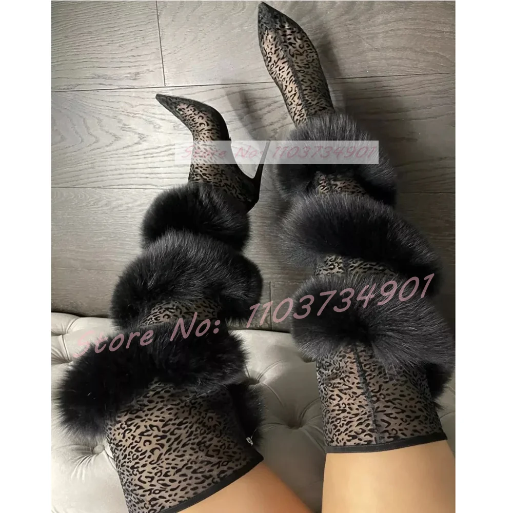 Botas de pele sintética com lantejoulas para mulheres, botas acima do joelho, dedo apontado, zíper traseiro, saltos altos finos, senhoras elegantes, sapatos sensuais, na moda