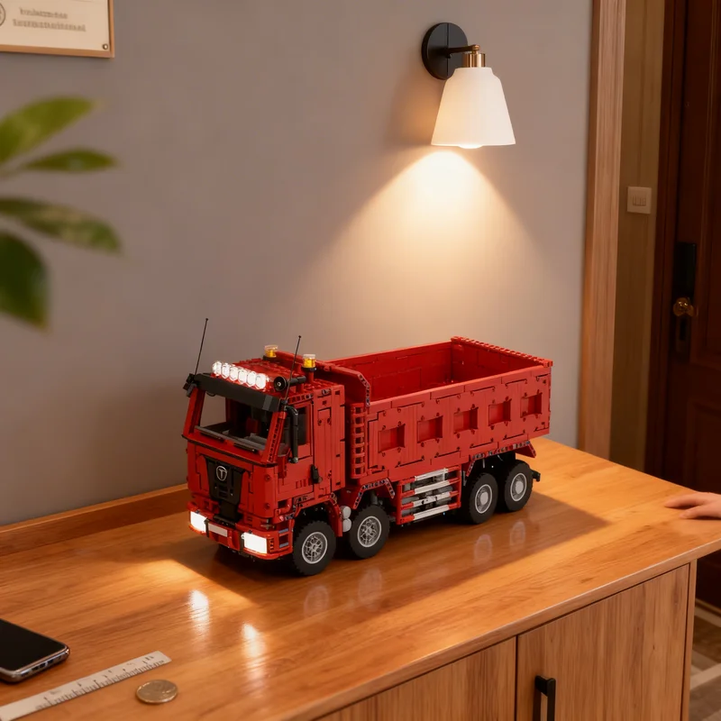 

5152pcs MOC Pneumatic Dump Truck 2 4GHz Technical Model Building blocks Architecture toys Christmas gifts Education Kids Brick