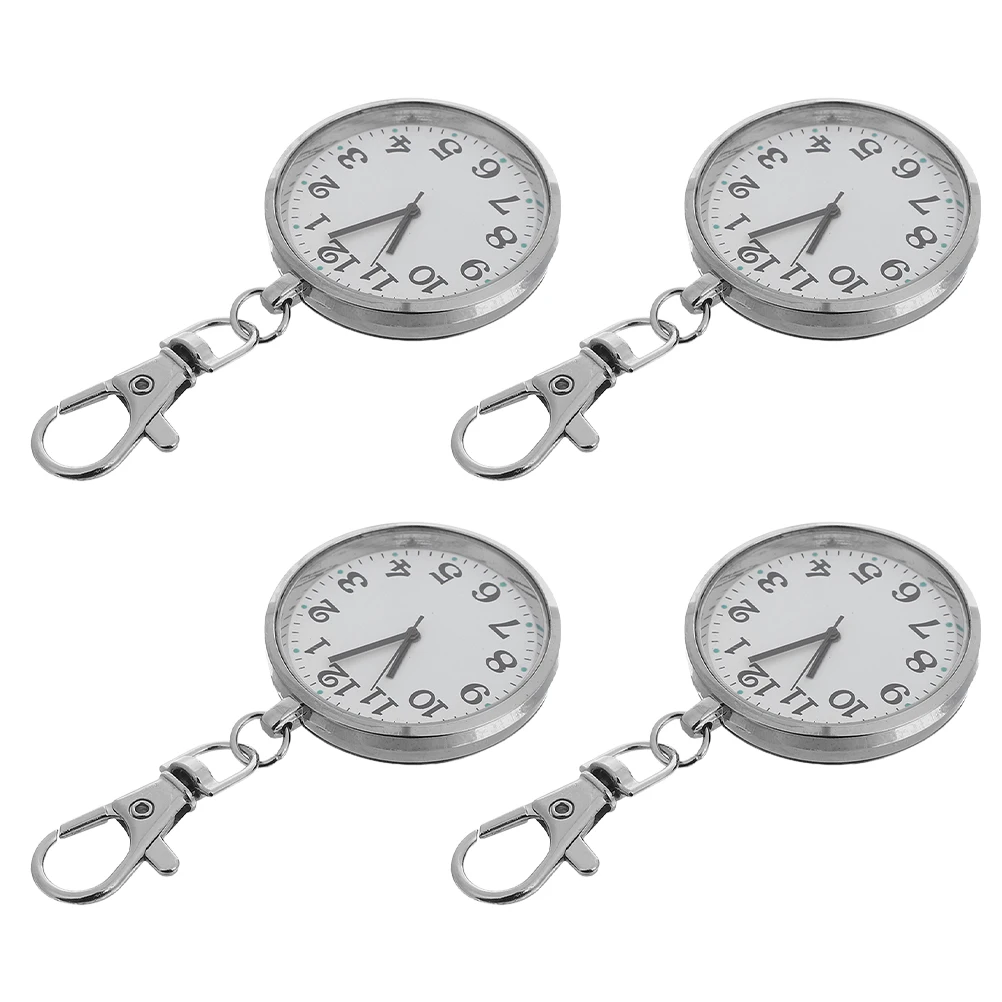 

Hanging Lapel Watch Exam Pocket Watches Elder Portable Clip-on Keychain