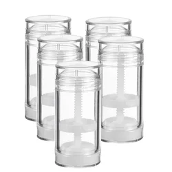 5 Pcs Deodorant Bottle Empty Containers Cream Sub Dispenser Bottles Paste Subs Holder Oil Seed Body for Homemade Refillable