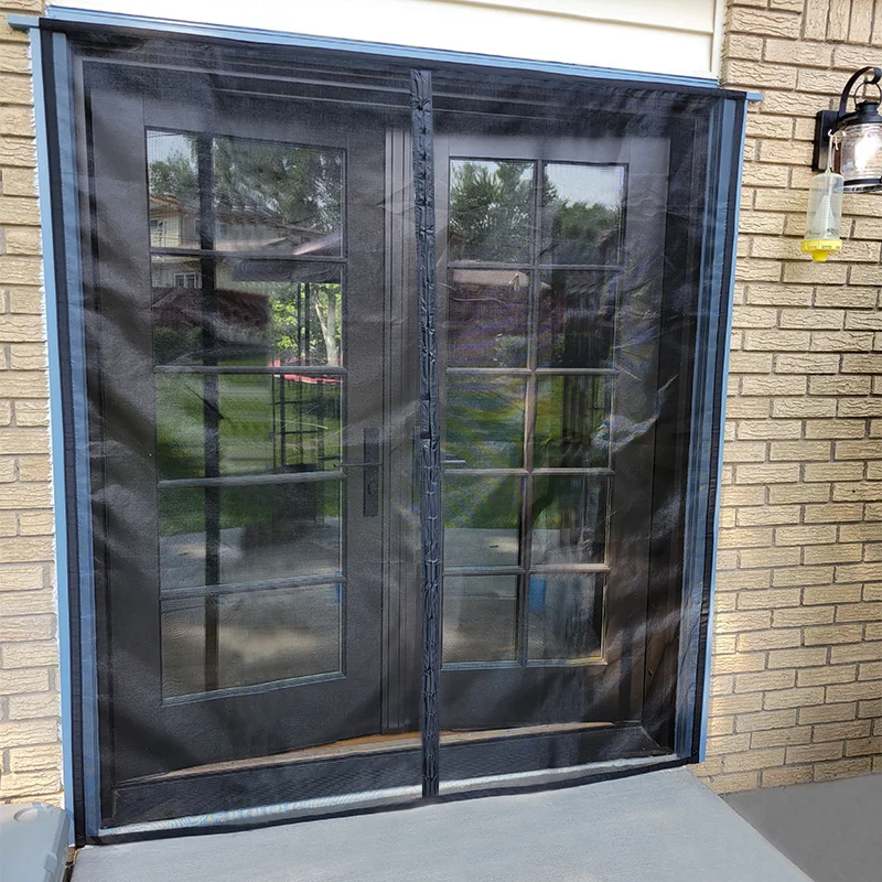 Magnetic Door Screen Anti Mosquito Net Fiberglass Mesh Curtain Auto Closing Fly Insect Screen Mesh for Outdoor Patio French Door