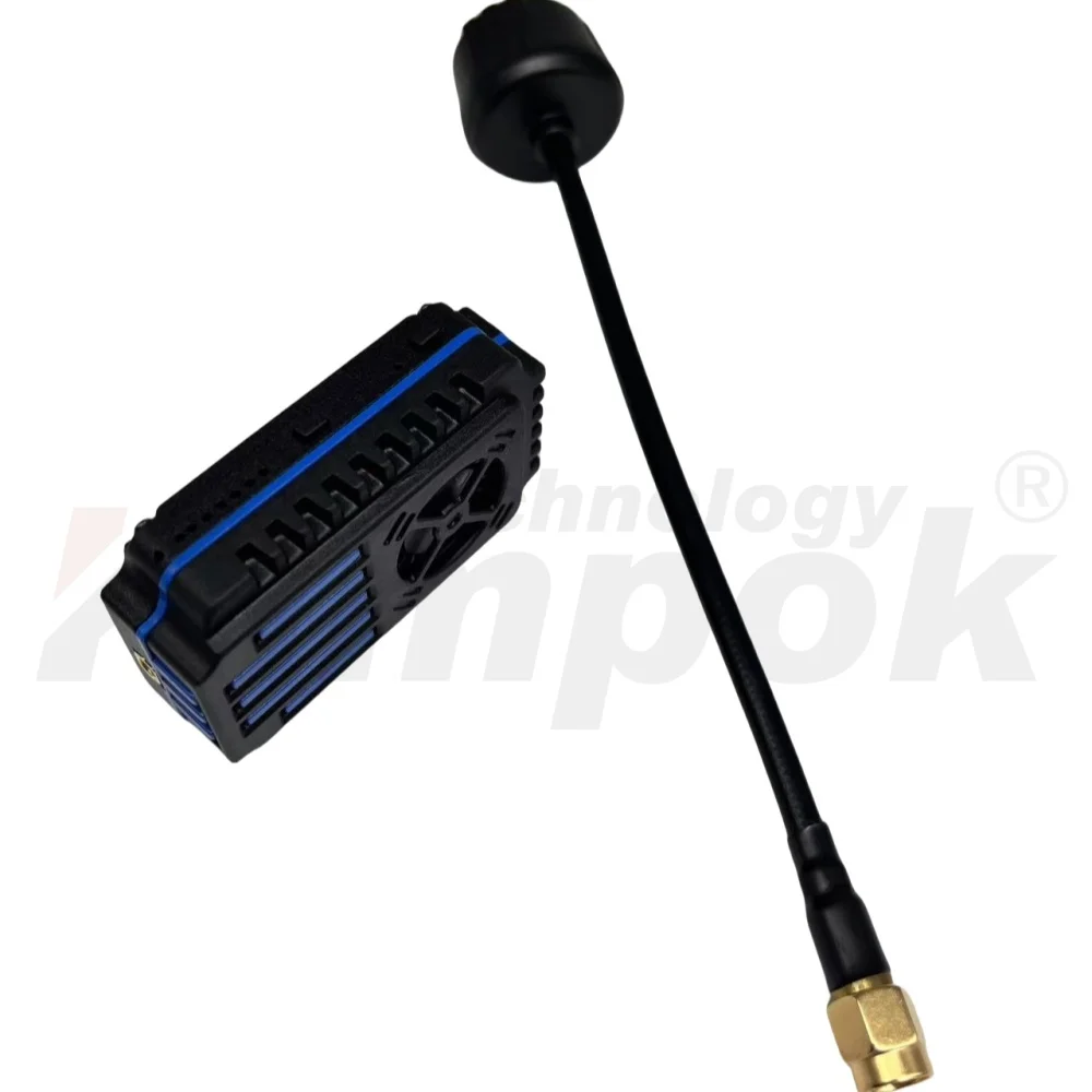 3.3GHz 3.5W น้ําหนักเบาพิเศษ 24 ช่อง FPV Analog Video Transmission เครื่องส่งสัญญาณ 24.5g เฉพาะสําหรับ Drone Racing