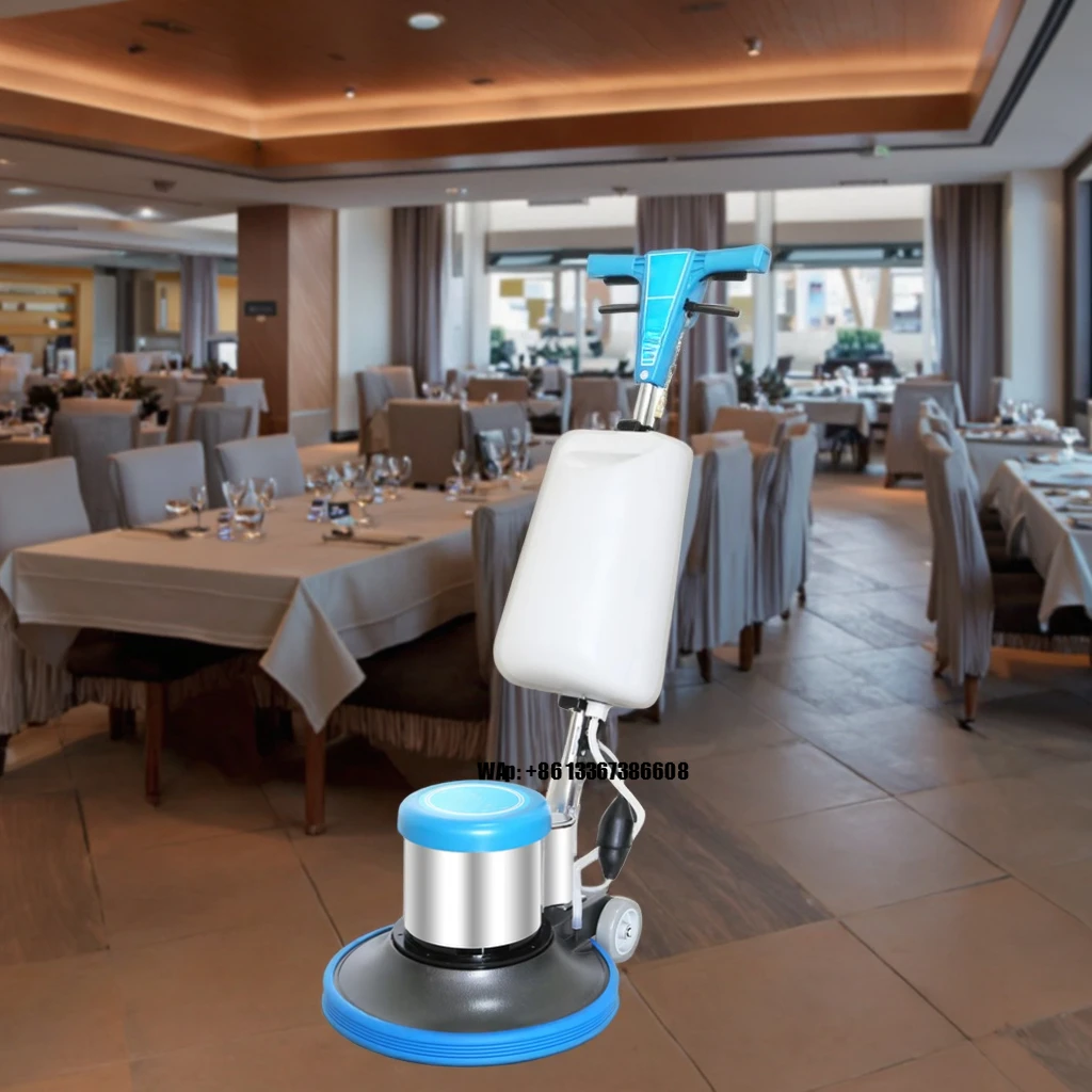 أجهزة تنظيف الأرضيات الحجرية ذات القرص الواحد محلات إصلاح السيارات والفنادق أرضيات المطاعم وصناعة المزرعة آلات تنظيف السجاد #1