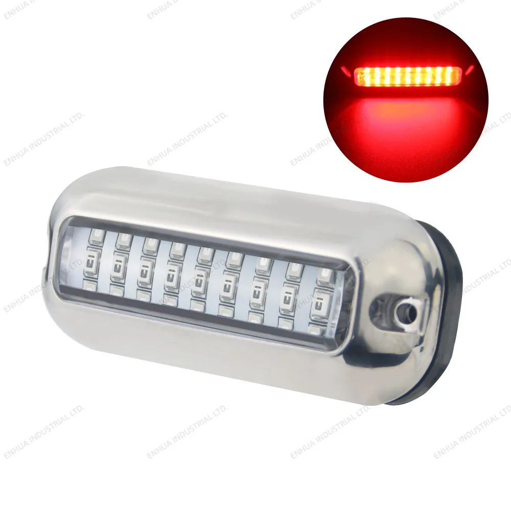 

STLF Лодка Транмень Подводный Свет 10-30 В Светодиодный IP68 Морская Яхта Лампа Водонепроницаемая Лампа Из Нержавеющей Стали 316