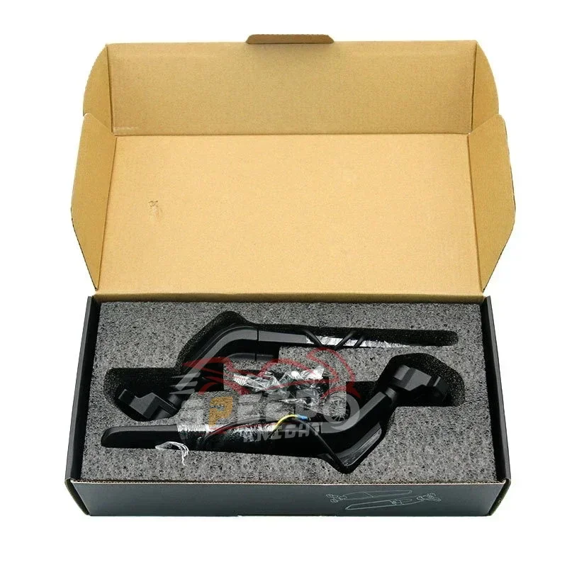 لـ CFMOTO 450SR 450sr 450 SRرؤية خلفية معدلة مع إشارة الانعطاف جميع أجنحة الألومنيوم مرآة الرؤية الخلفية ذات الجناح الثابت الخاص