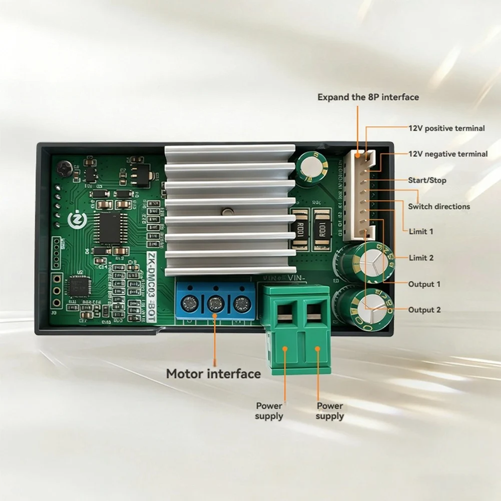 FUA@ DMC03 Brushless Motor Controller 300W DC Brushless Sensorless Motor Drive Forward/Reverse Speed Controller DC12-30V