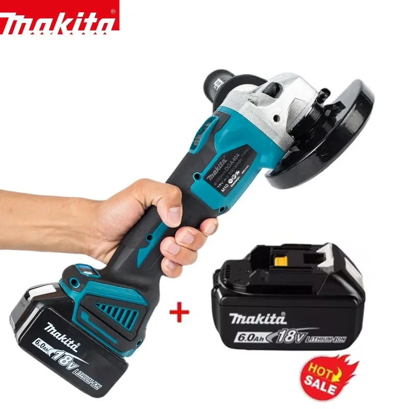 

Makita 18V DGA404 Brushless Electric Angle Grinder 125mm Cordless Grinder Metal Wood Grinding Polishing Cutting Power Tool