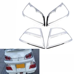 Chrome Motorcycle Trunk Brake Light And Saddlebag Light Grilles For Honda Goldwing 1800 GL1800 Gold Wing GL 1800 2006-2011