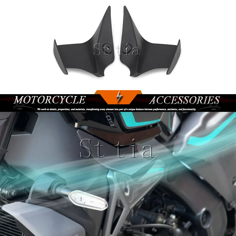 

2024 MT-09 New Motorcycle Fuel Tank Side Wings Spoiler For YAMAHA MT09 SP Gen 4 MT 09 SP 2025 New Wings Protection Tank Guard