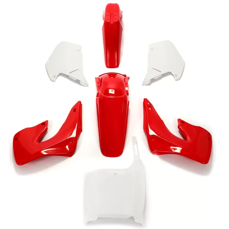 For Honda CR125R CR250R 2000-2001 Plastic Complete Fairing Body Fender Kit