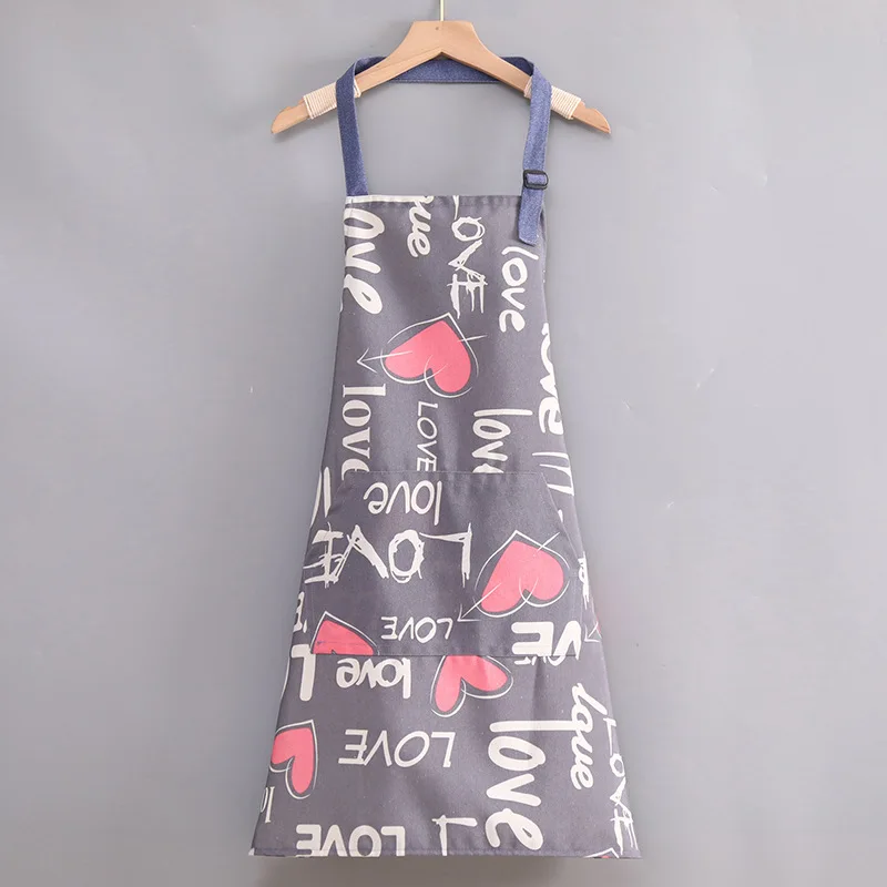 1pc Cartoon Sunflower Apron, Summer Thin, Adjustable Strap, Oil Proof, Women'S Sleeveless Kitchen Apron