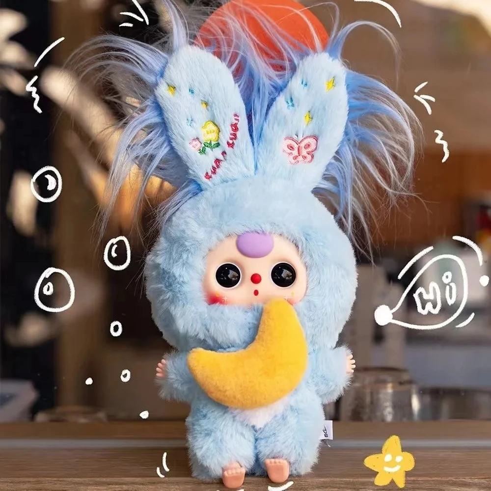 طفل ثلاثة V3 زنبق أرنب تاون سلسلة لطيف أفخم صندوق أعمى ظهره قلادة صندوق غامض لعبة لطيفة مفاجأة هدية فتاة الساخن