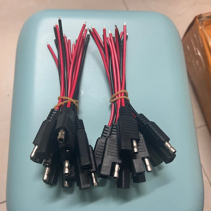 لتقوم بها بنفسك SAE قوة السيارات تمديد كابل 18AWG 10 سنتيمتر البطارية الشمسية التوصيل سلك SAE موصل كابل