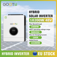 GOOTU Hybrid Solar Inverter 4.2KW 6.2KW On Grid Pure Sine Wave 48V Dual Output with MPPT 120A Solar Charger Power Home Inversor