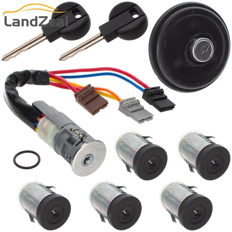

4162F4 4162L9 4162S1 Lock Set Ignition Switch Kit Door Barrels Hardware For Citroen Jumpy Peugeot Expert Fiat Scudo 1995-2006